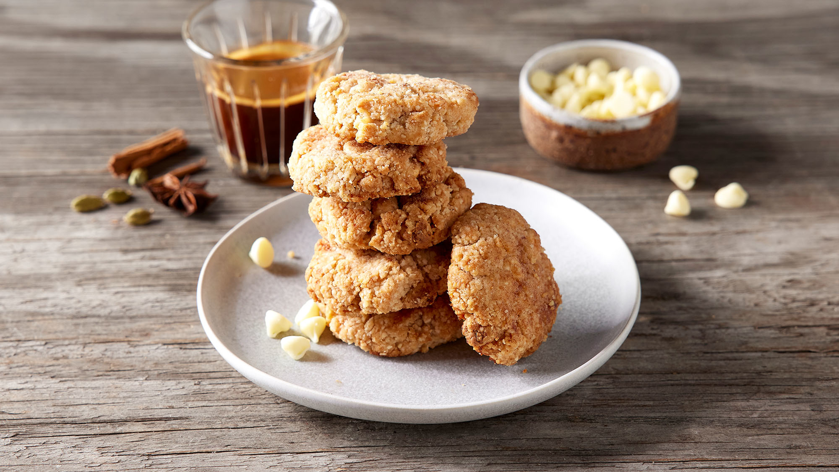 White Choc Chai Cookies