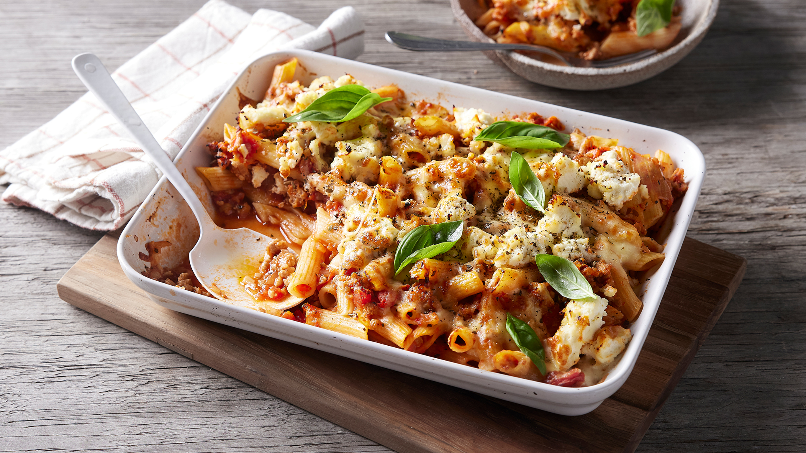 Pork & Fennel Baked Ziti