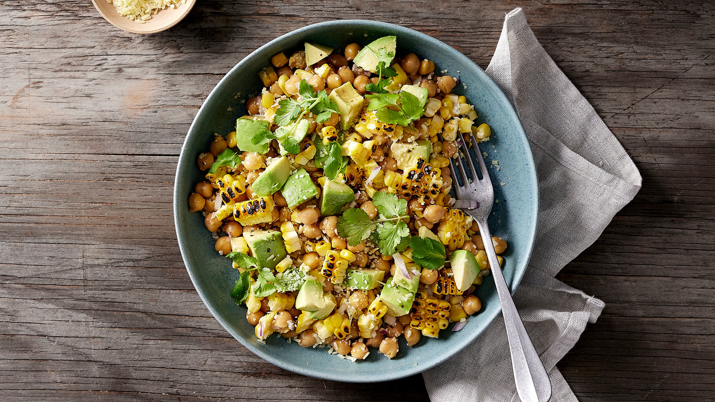 Mexican-style Corn Salad with Avocado