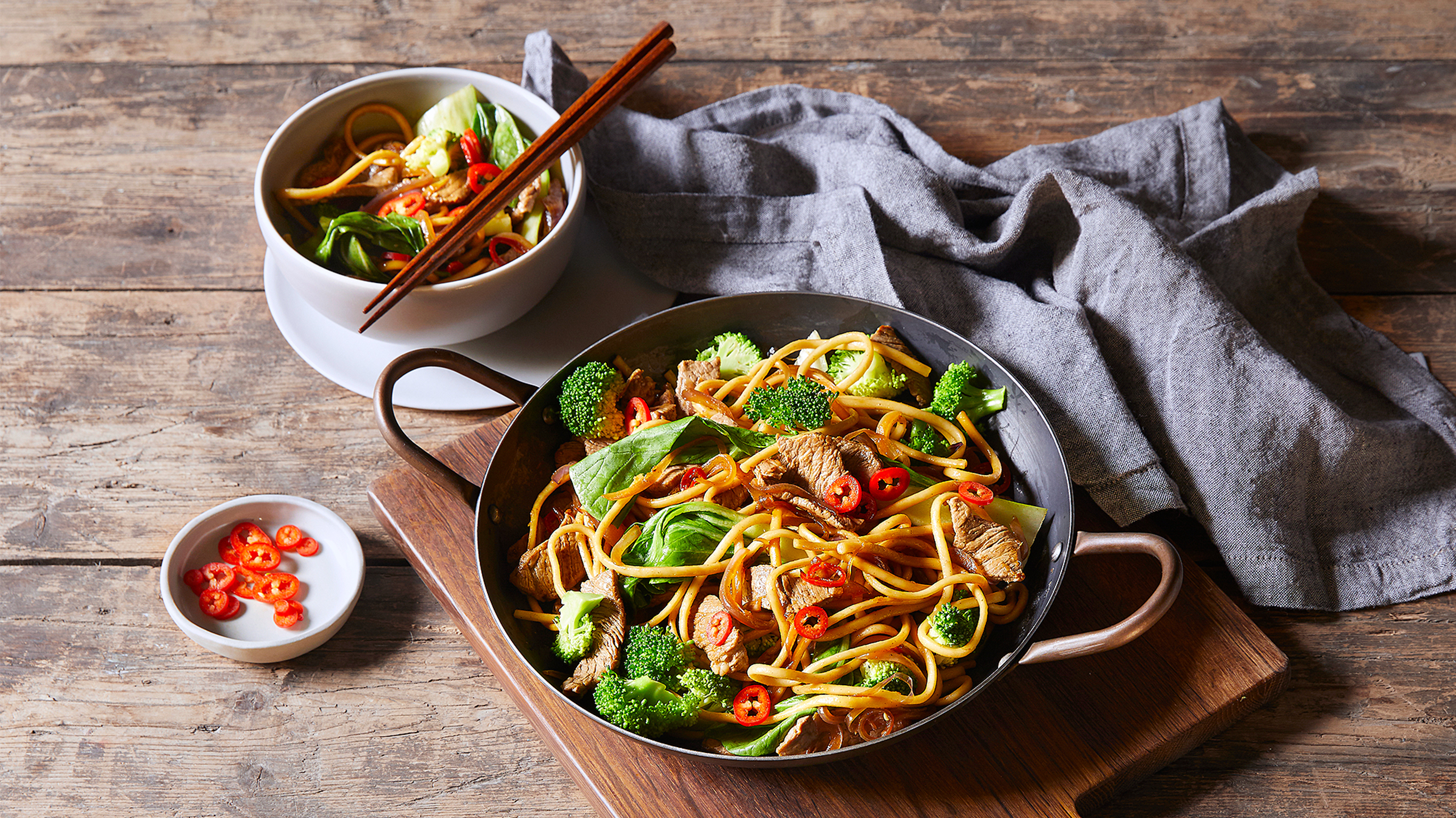 Beef Udon Stir-fry