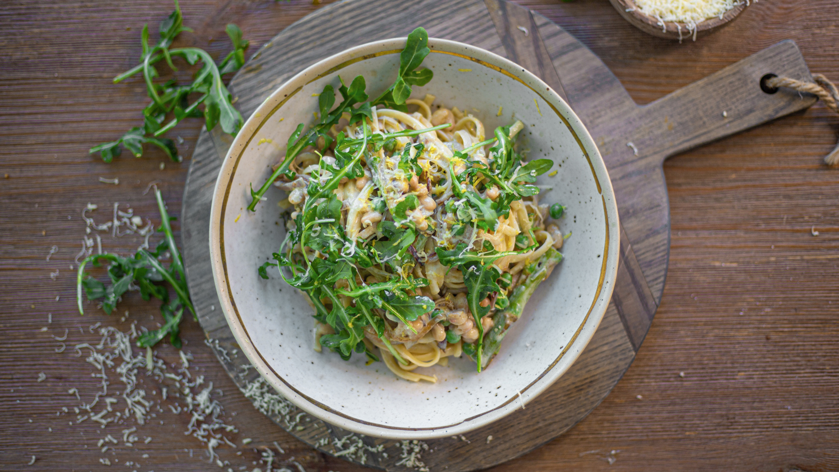 Angie's Vegan Creamy Pasta Primavera