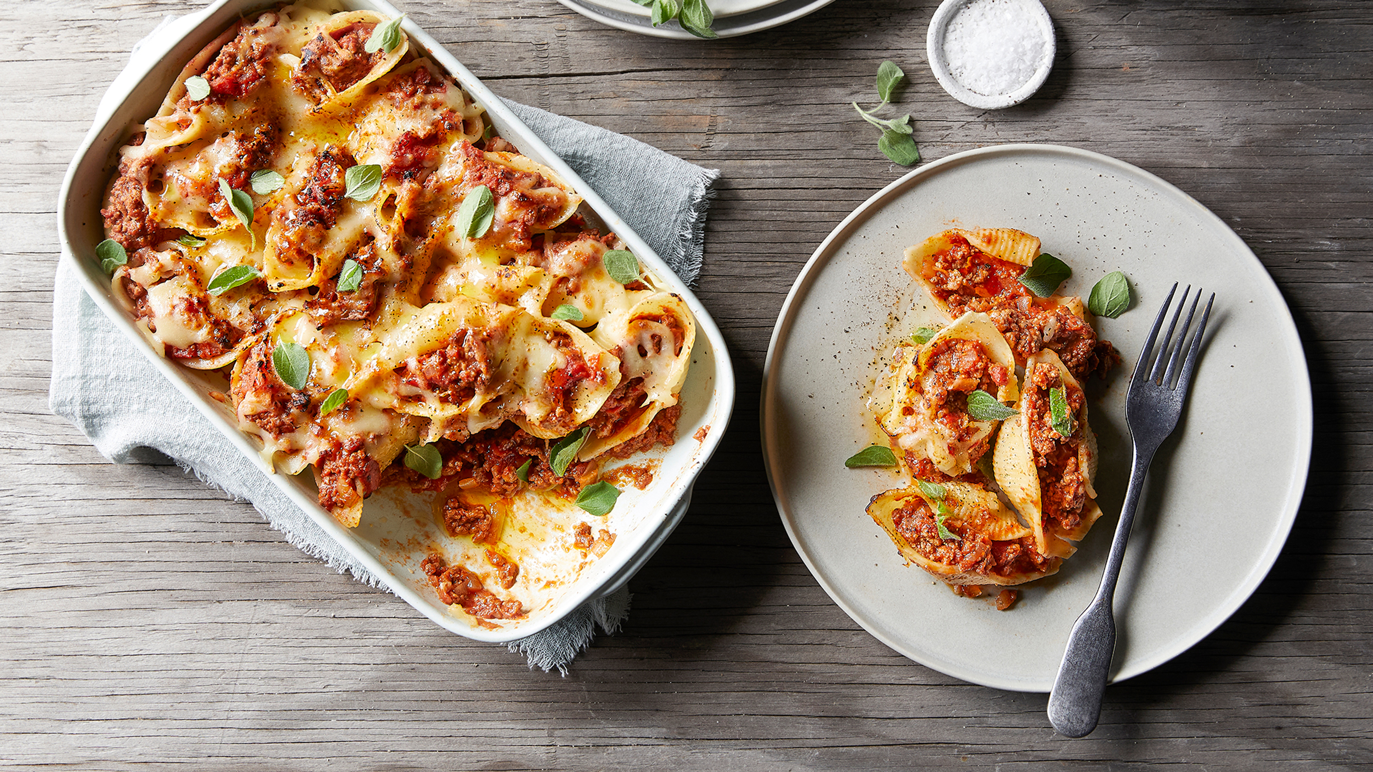 Beef Ragu Stuffed Shells