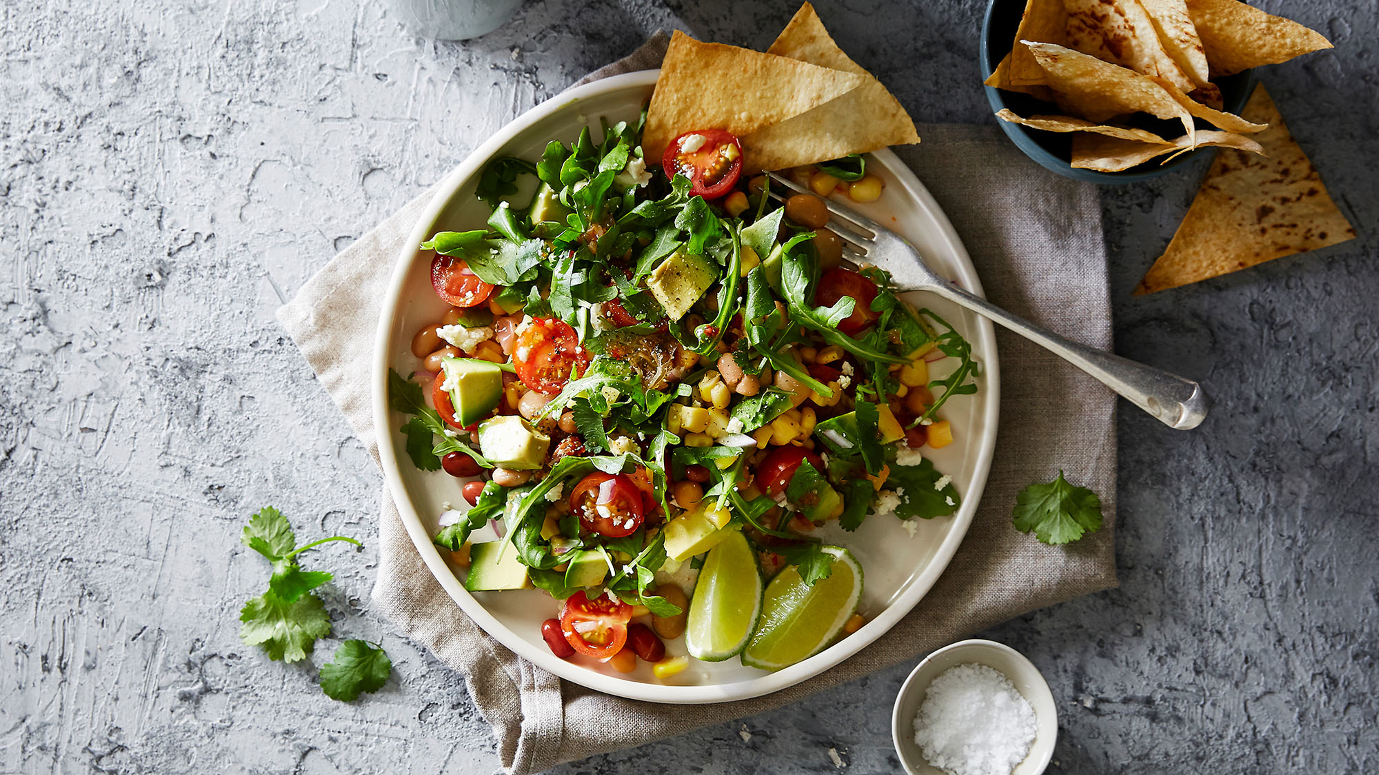 Centr’s Chilli Bean Salad, which contains 15 grams of fiber per serve.