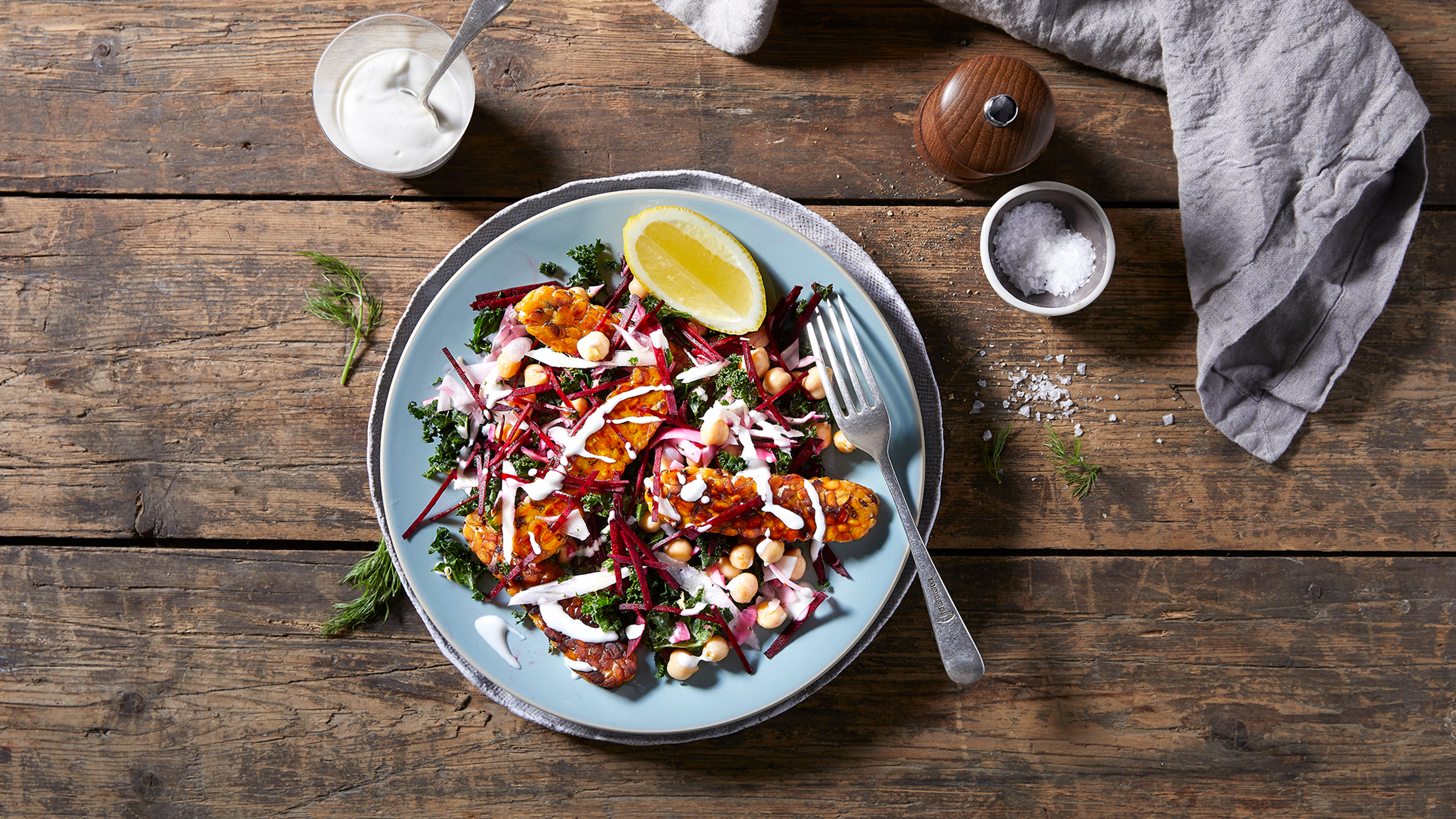 After HIIT: Vibrant Slaw with Tahini Dressing