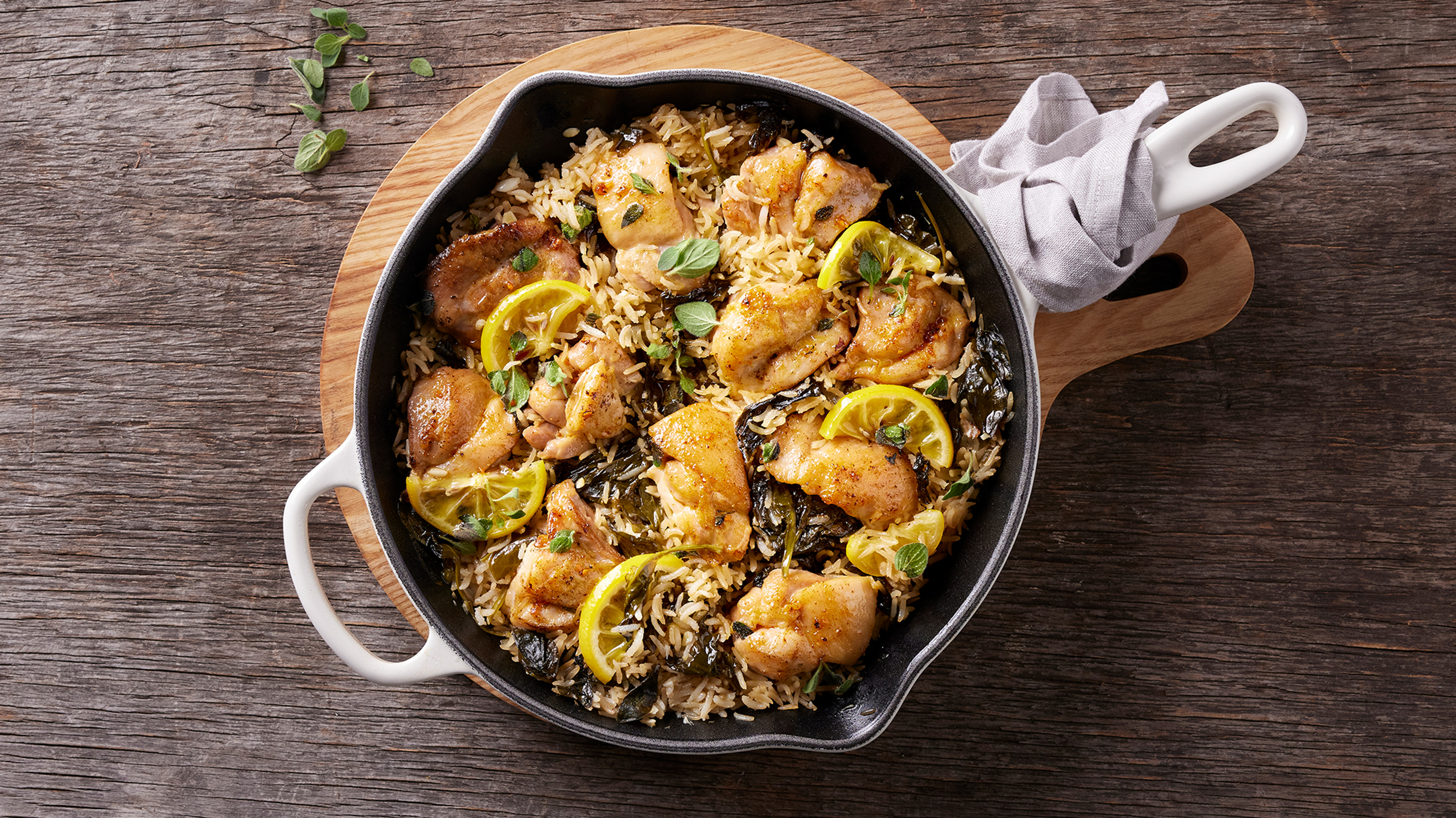 One-pot Lemon Chicken & Rice from Centr's meal plan.