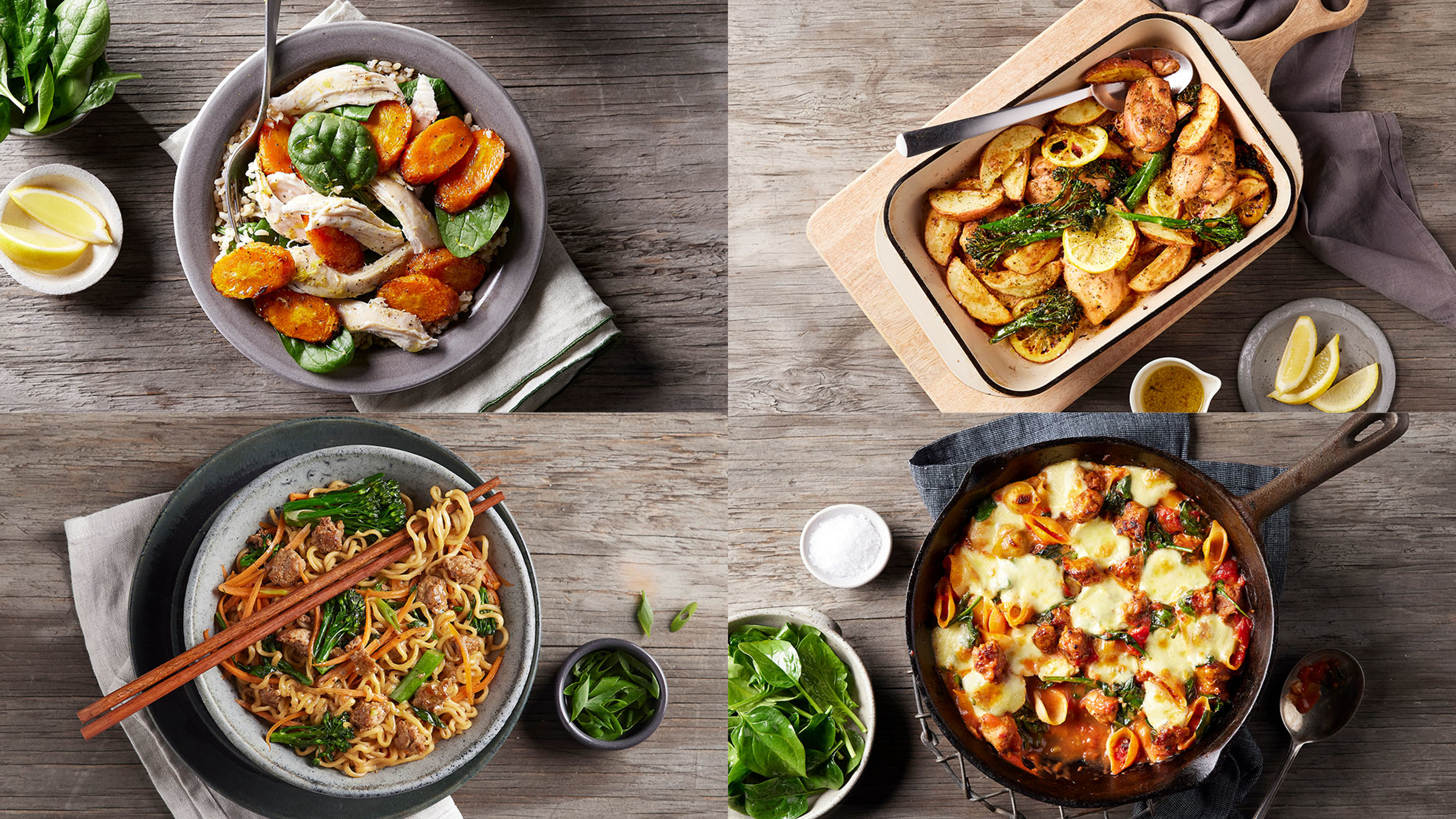 A collection of delicious easy dinners from the Centr meal plan.