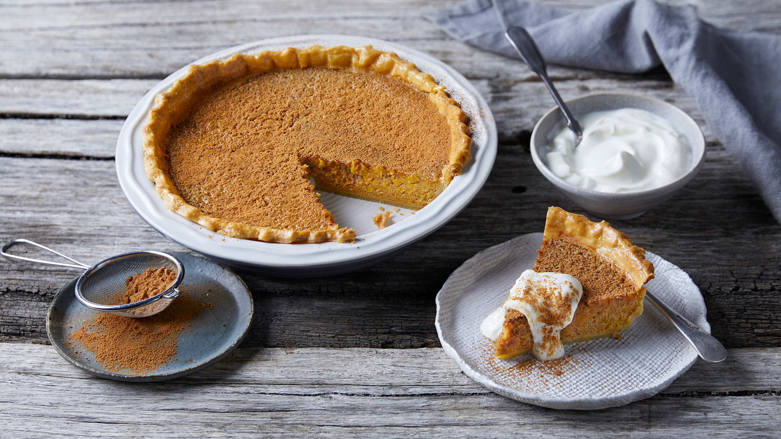 A Maple & Pumpkin Pie, from the Centr meal plan.