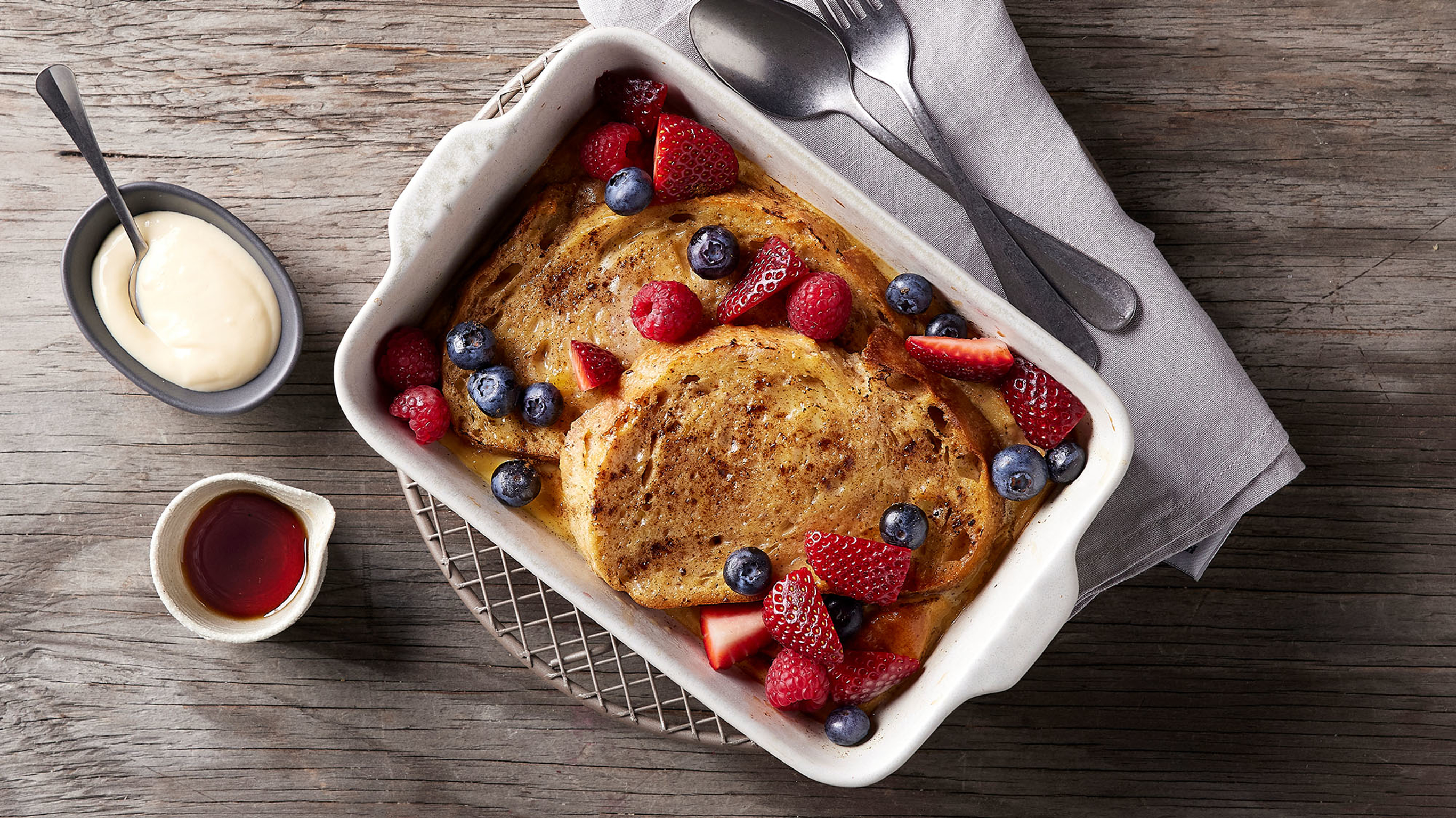 Most likely to get you out of bed on the weekend: Dan’s Overnight Baked French Toast