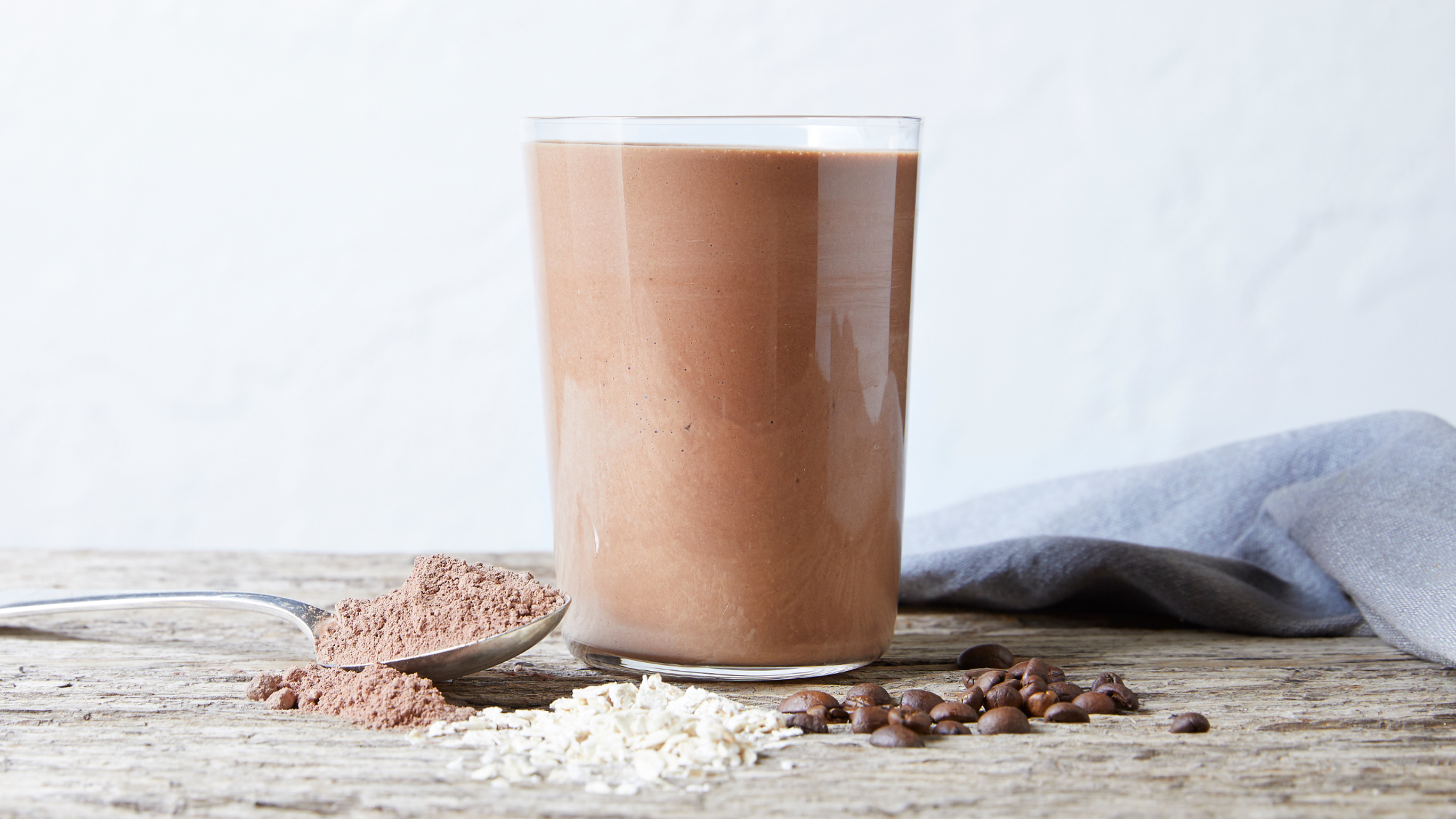 An Almond Mocha Super Smoothie from the Centr meal plan.