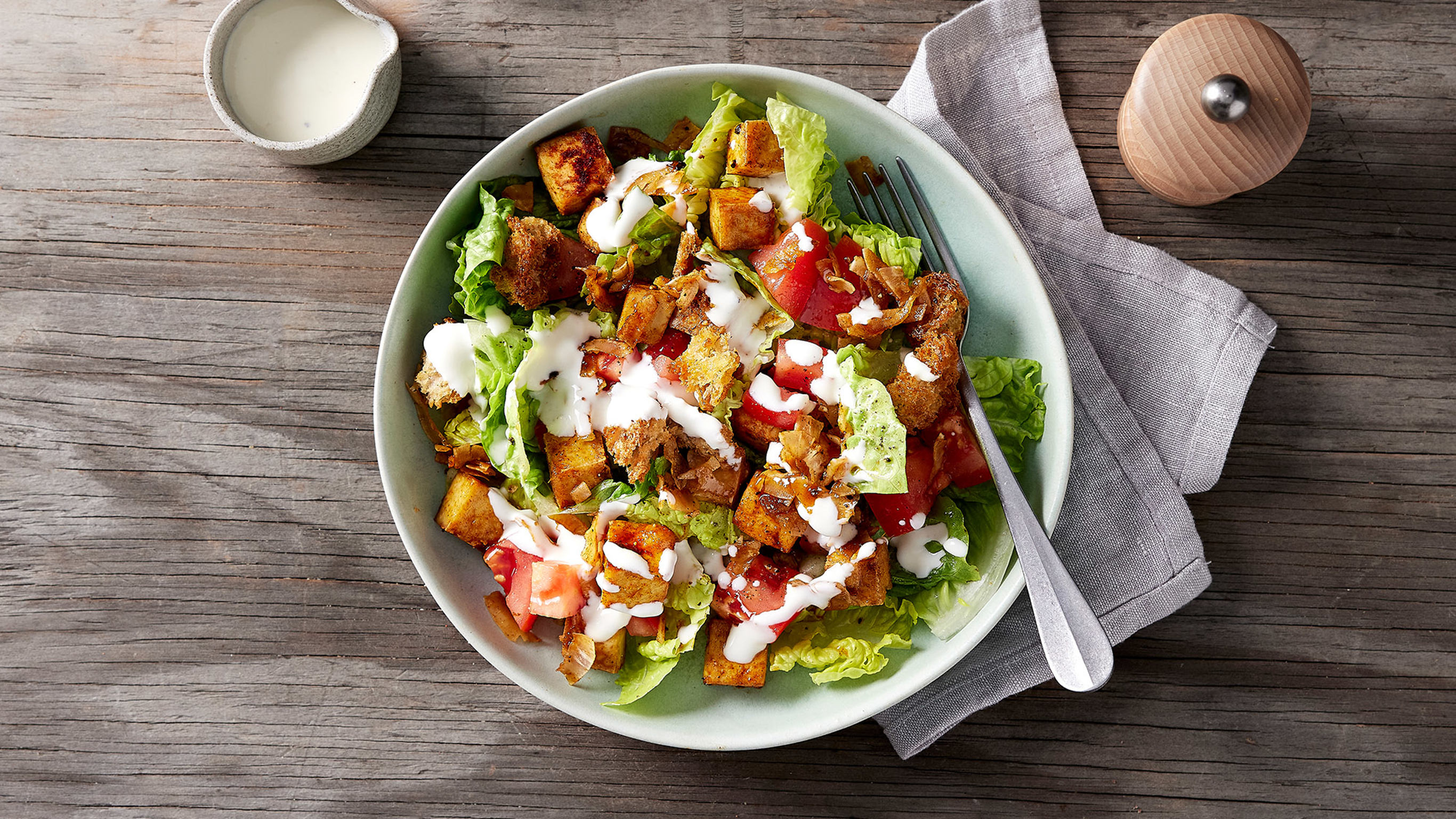 Dan's Veggie BLT Salad from the Centr meal plan.
