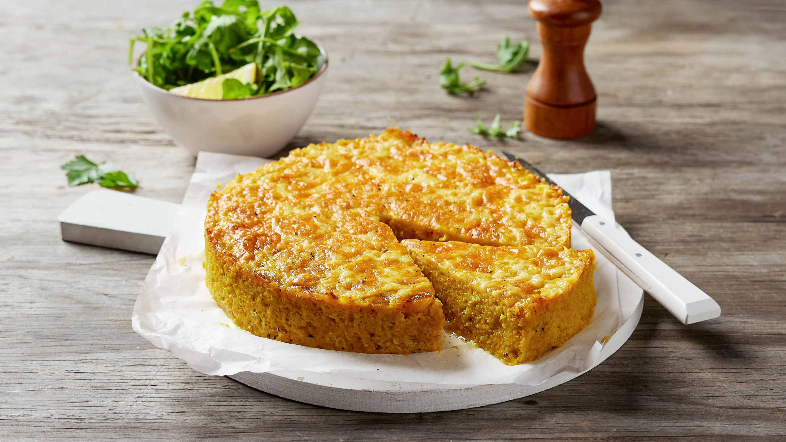 3. Cheesy Lentil Pie