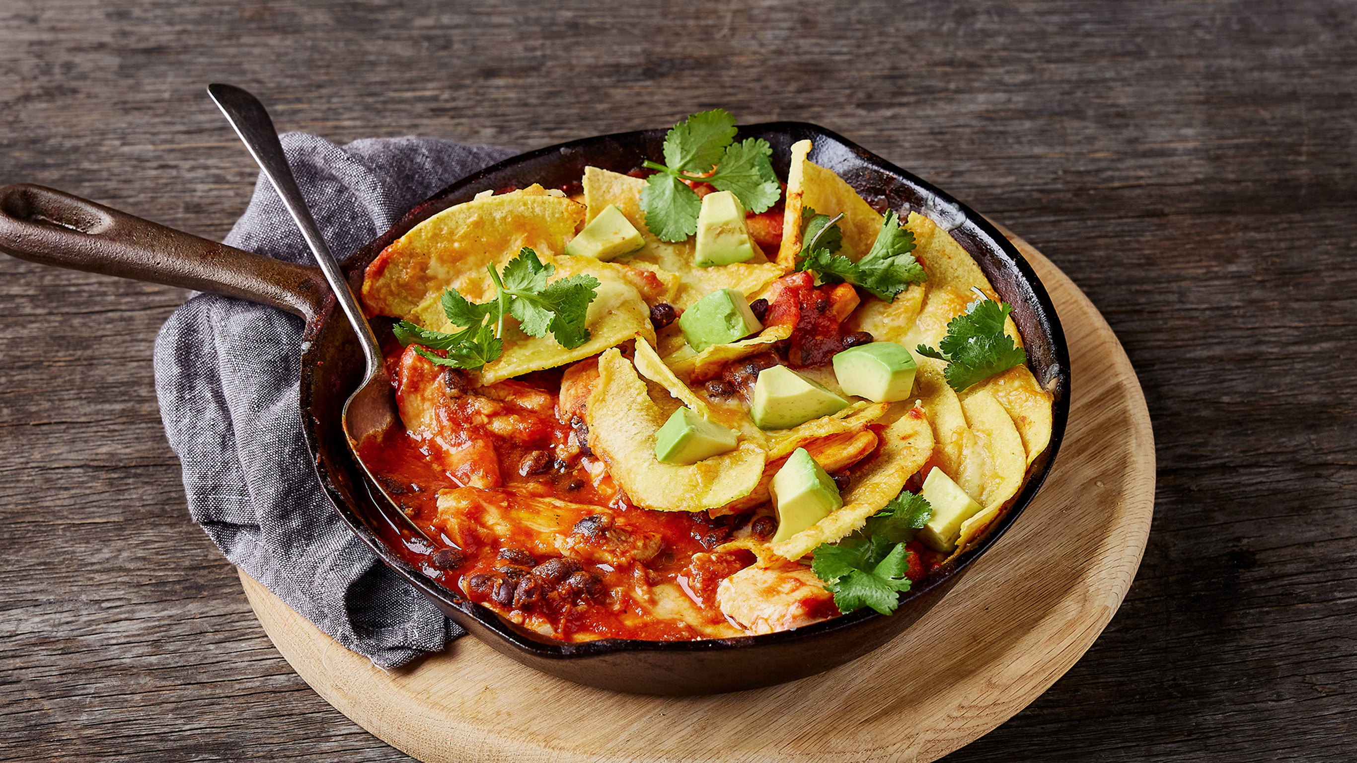 2. Chicken Enchilada Bake