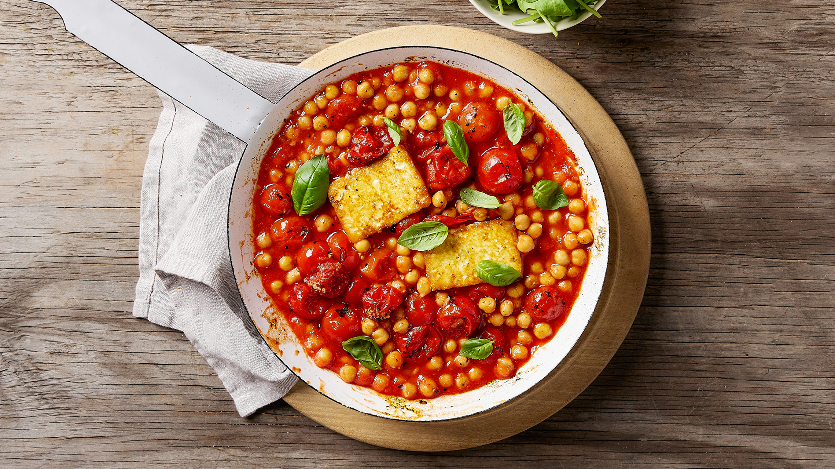 5. Chickpea Caprese