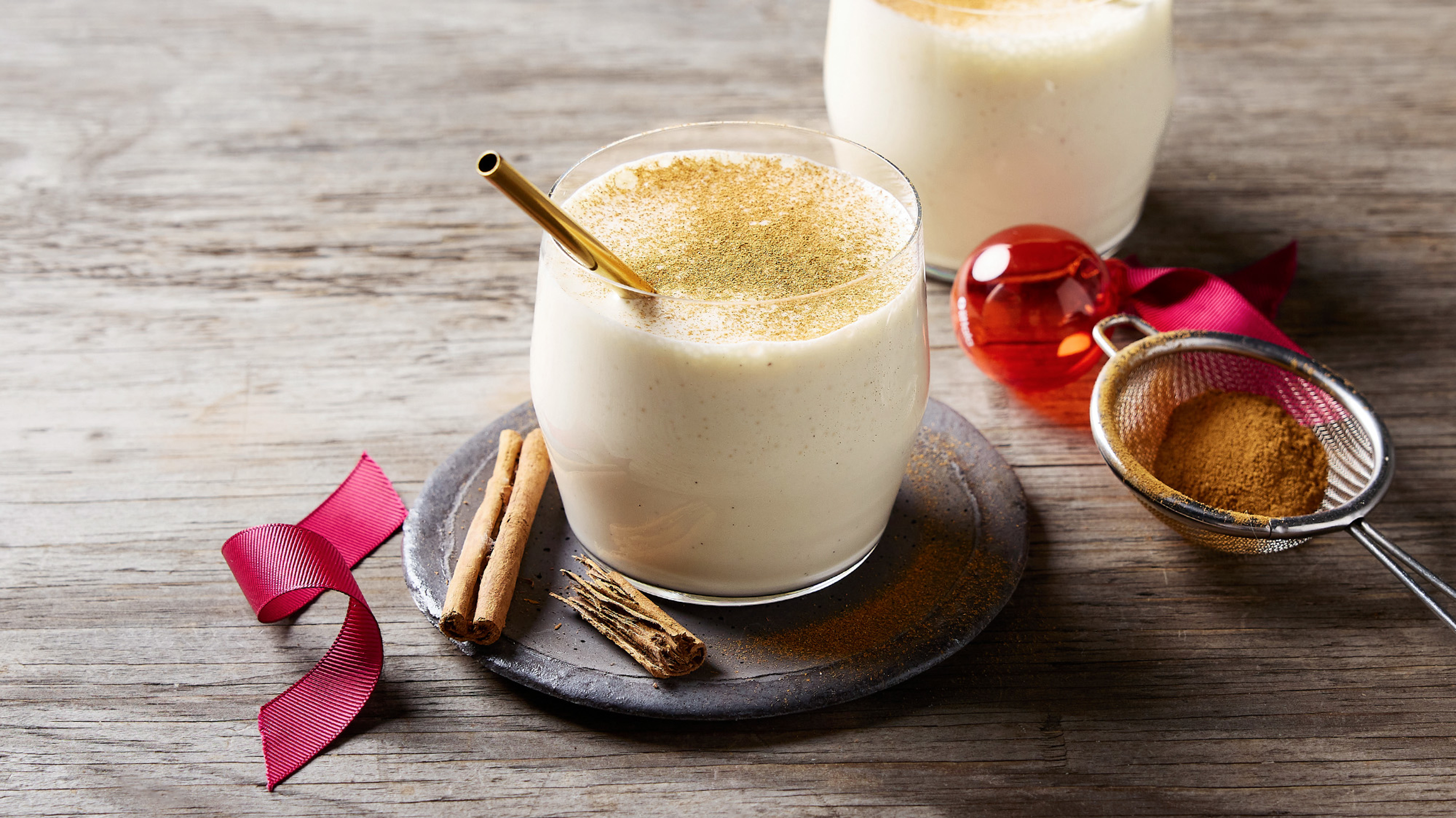 1. Angie’s Eggless Eggnog Smoothie