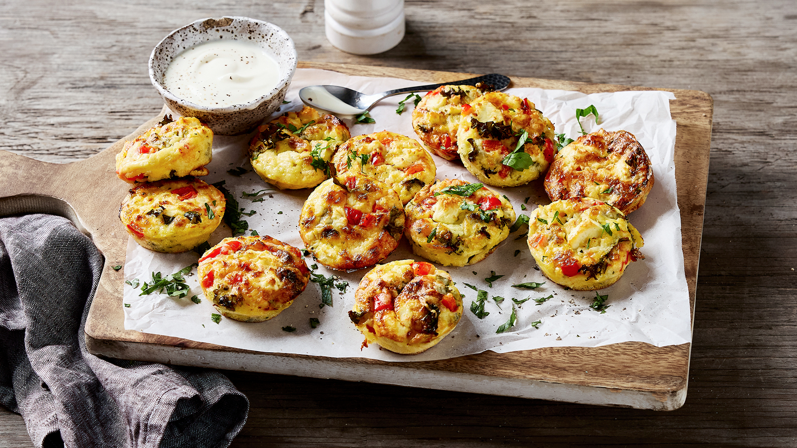 2. Baked Cottage Cheese & Egg Cups