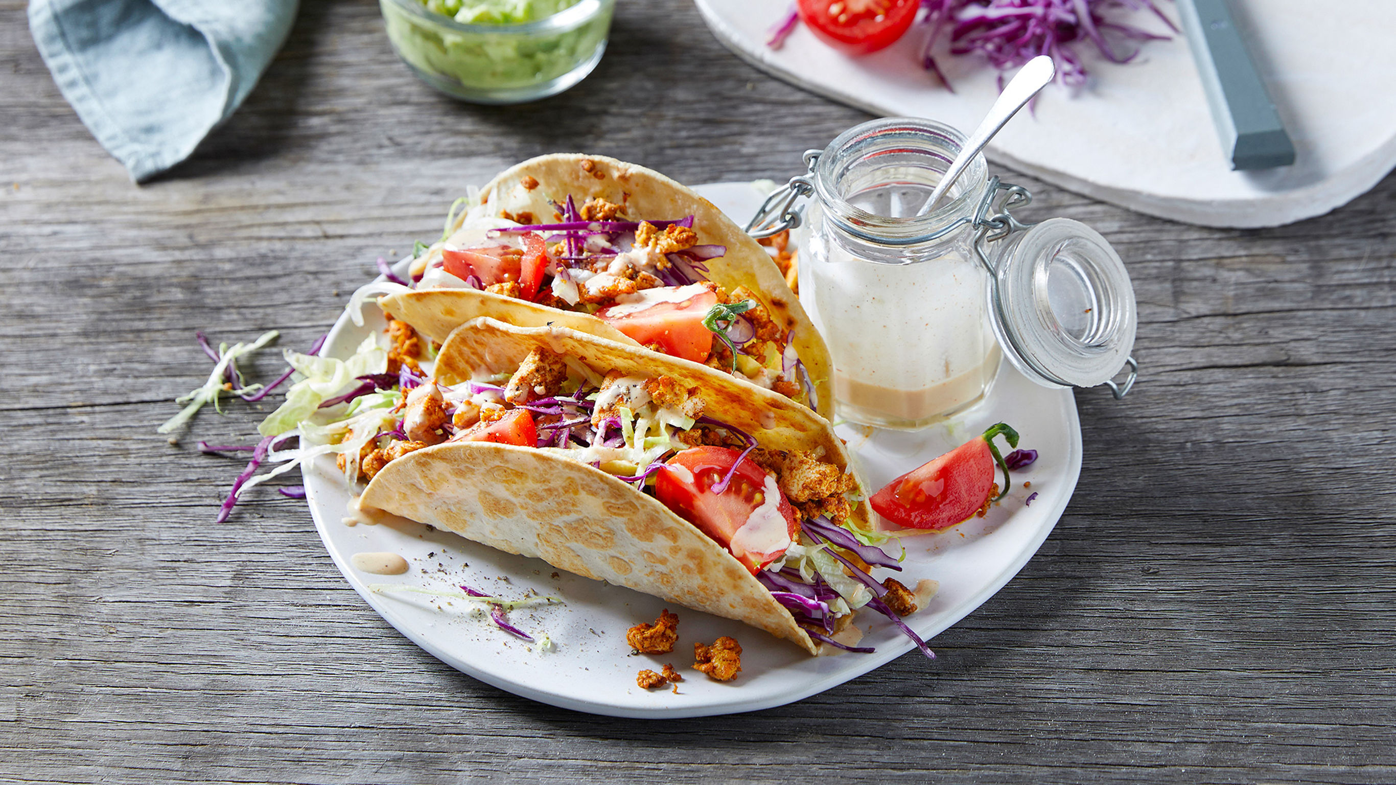 Tofu Tacos with Tahini