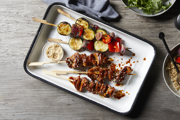 Simple Teriyaki Grilled Chicken Skewers