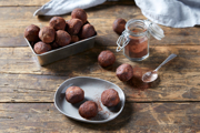 Choc Tahini & Date Bliss Balls