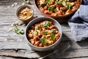 Creamy Aubergine & Chickpea Curry