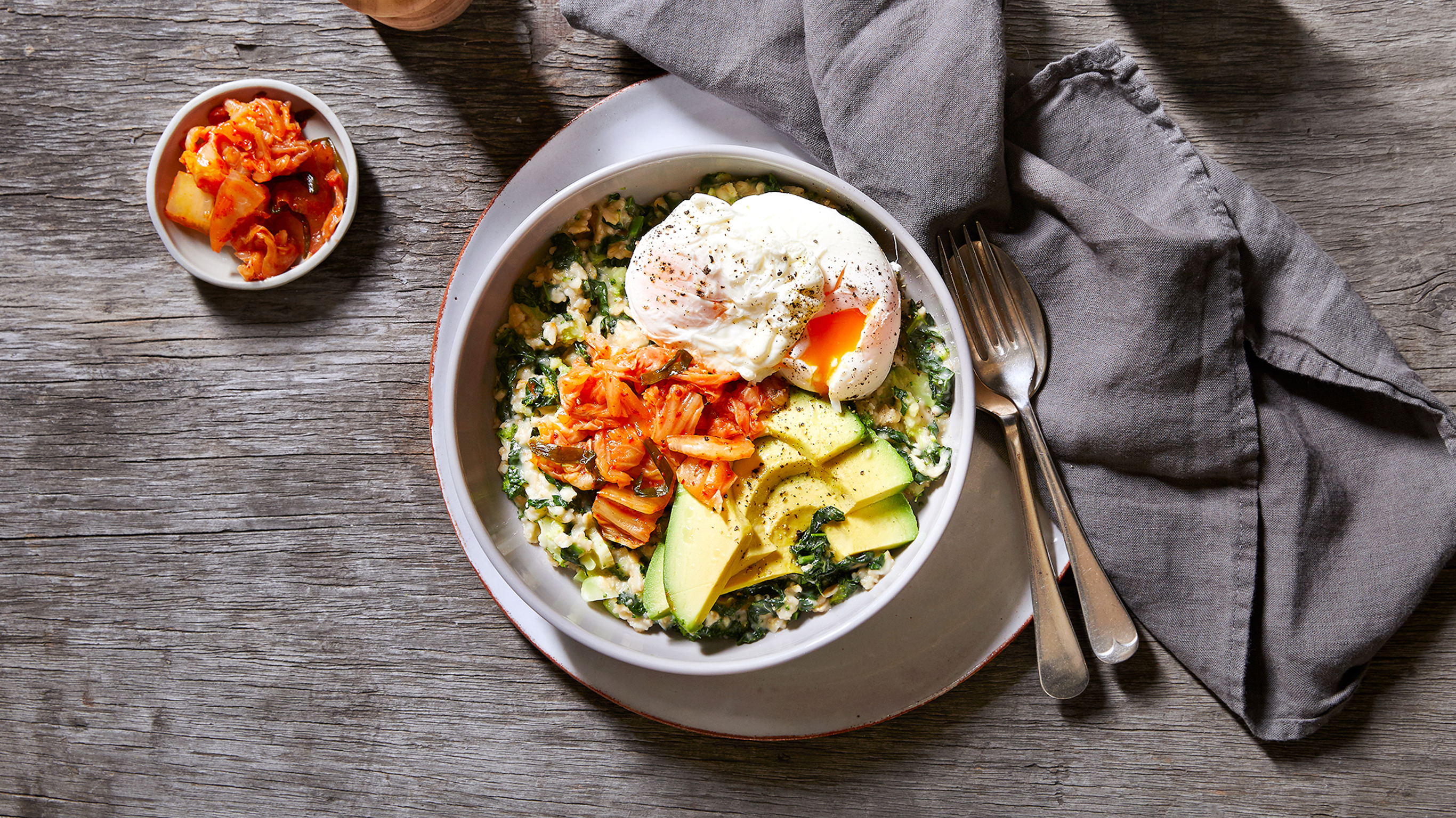 Kimchi Savory Oatmeal