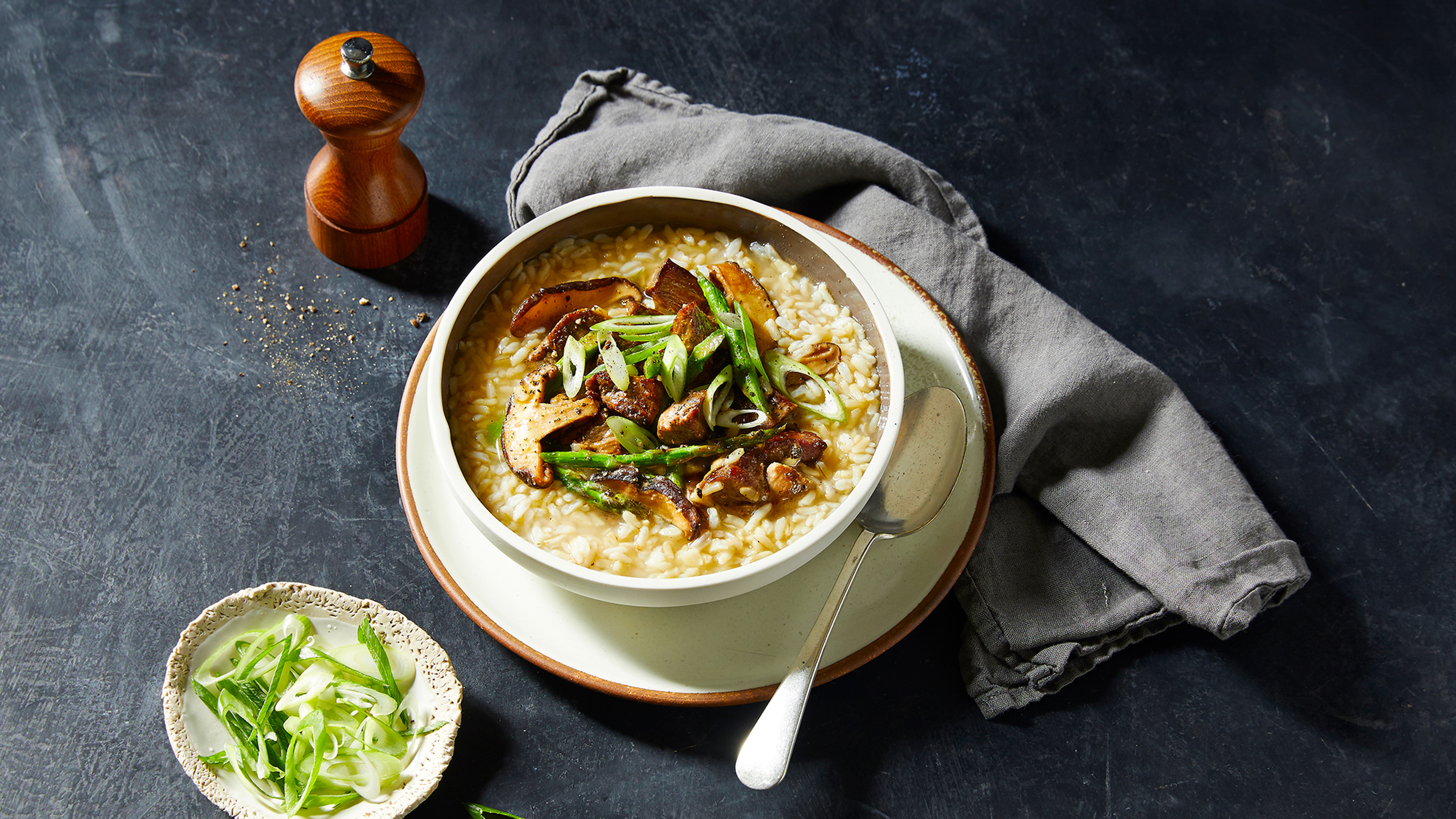 Miso Beef & Shiitake Congee