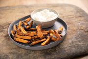 Sweet Potato Spears with Yogurt Dip