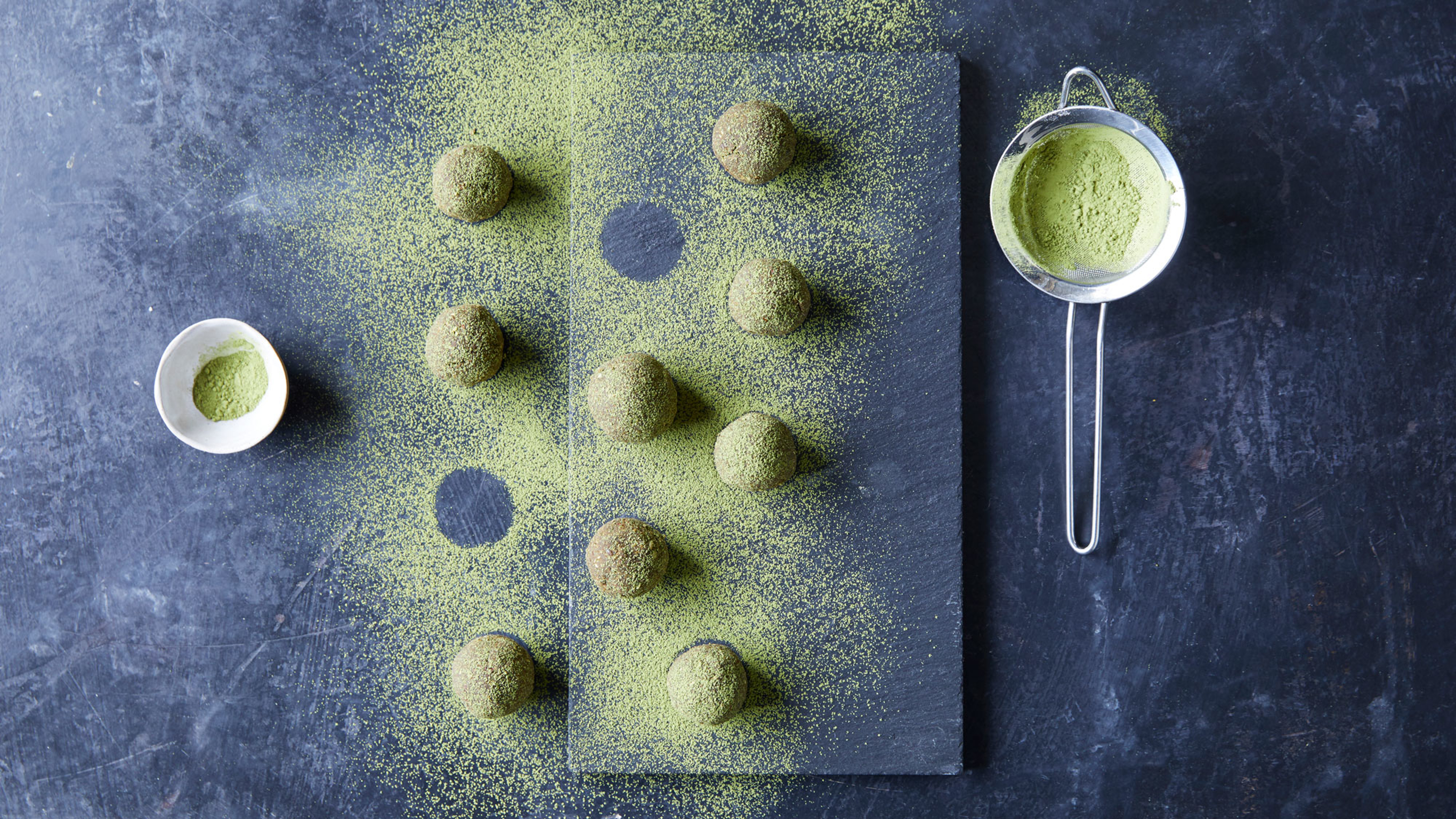 Chocolate Matcha Balls