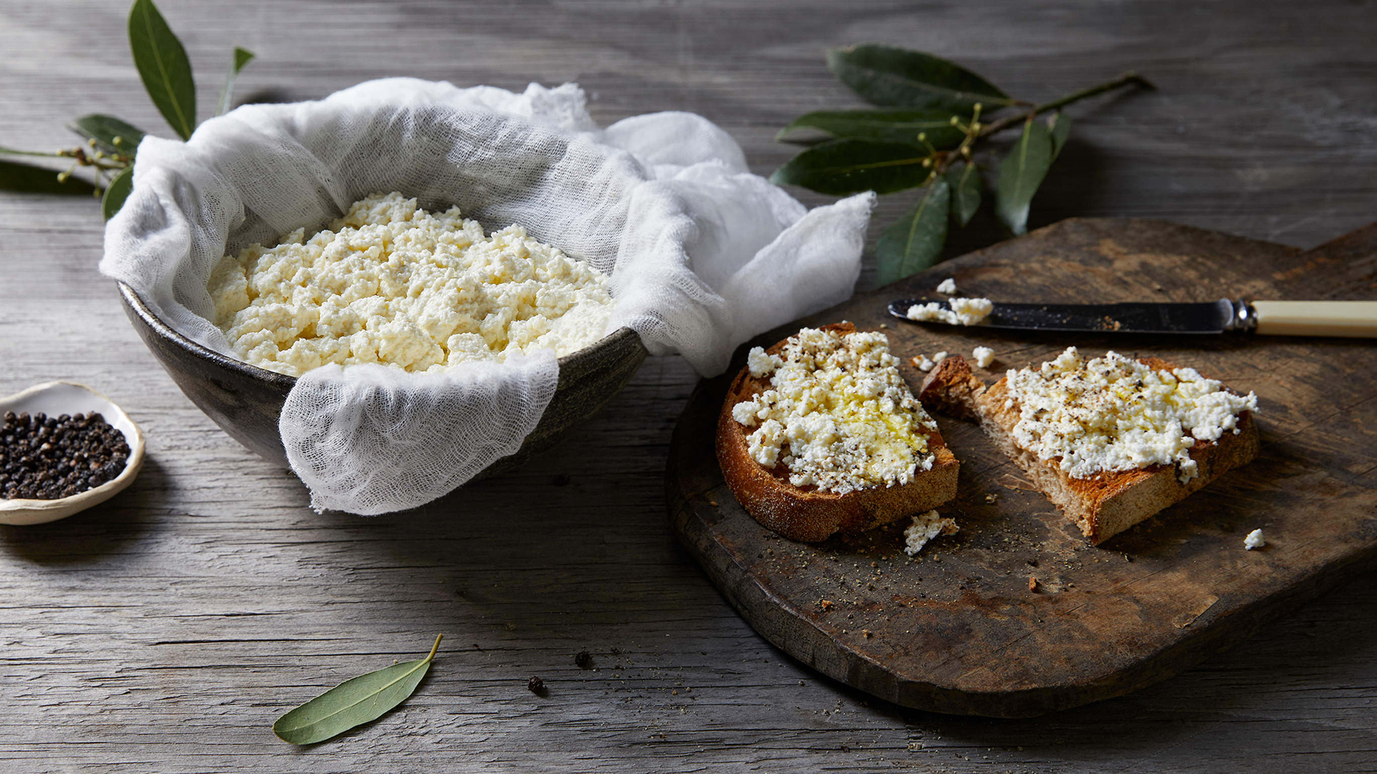 Bay-infused Ricotta from the Centr meal plan.