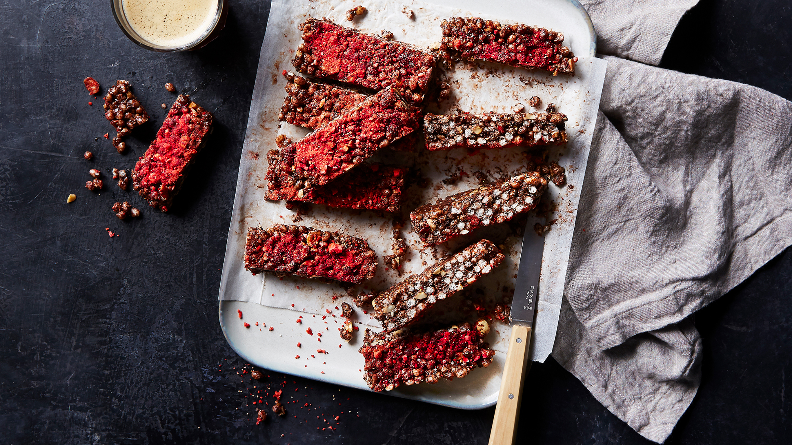 Crunchy Cacao & Hazelnut Bars