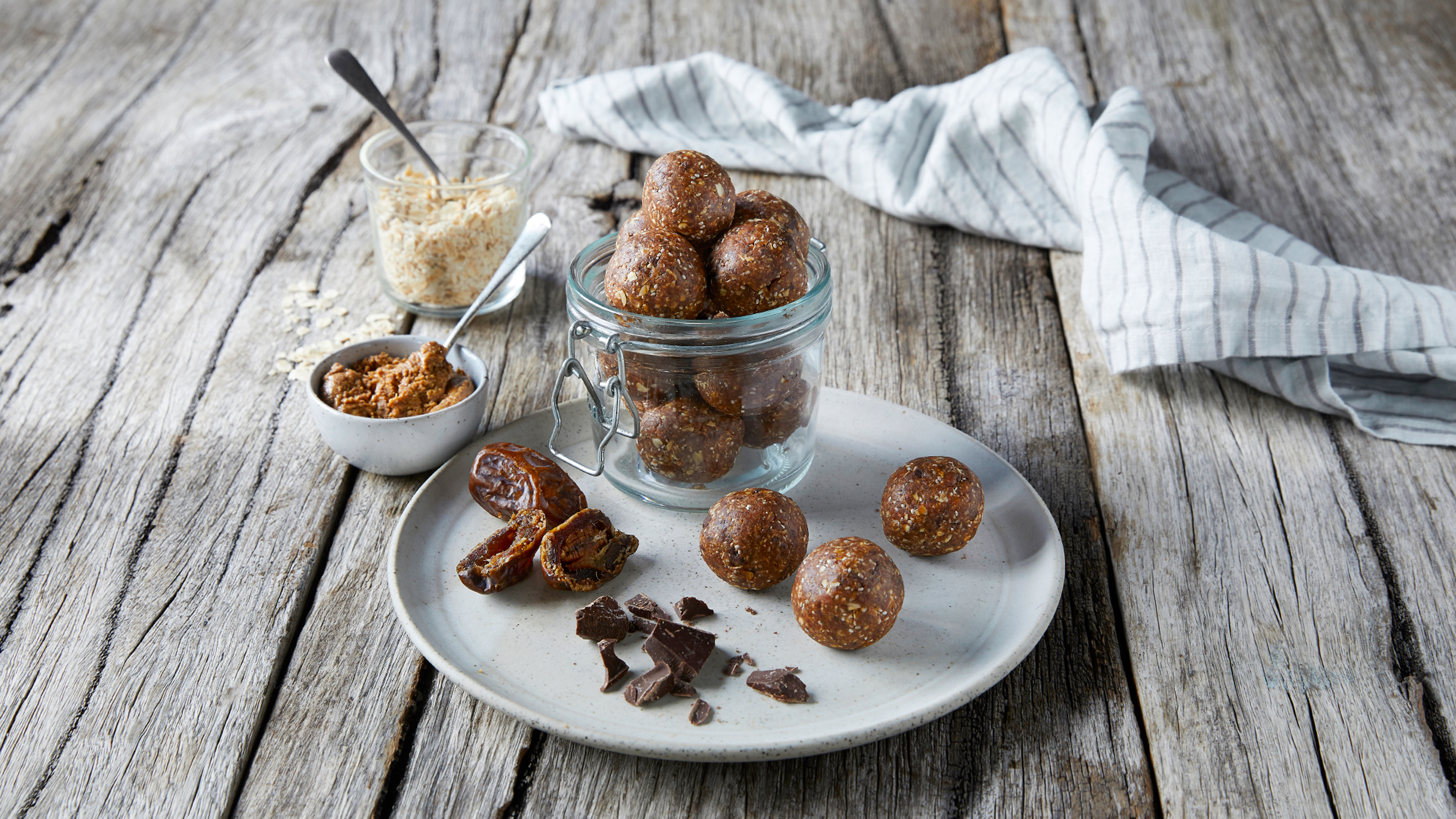 Almond Butter Protein Balls