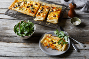 Pumpkin, Thyme & Hazelnut Quiche