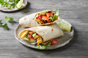 Spicy Tempeh Breakfast Burrito