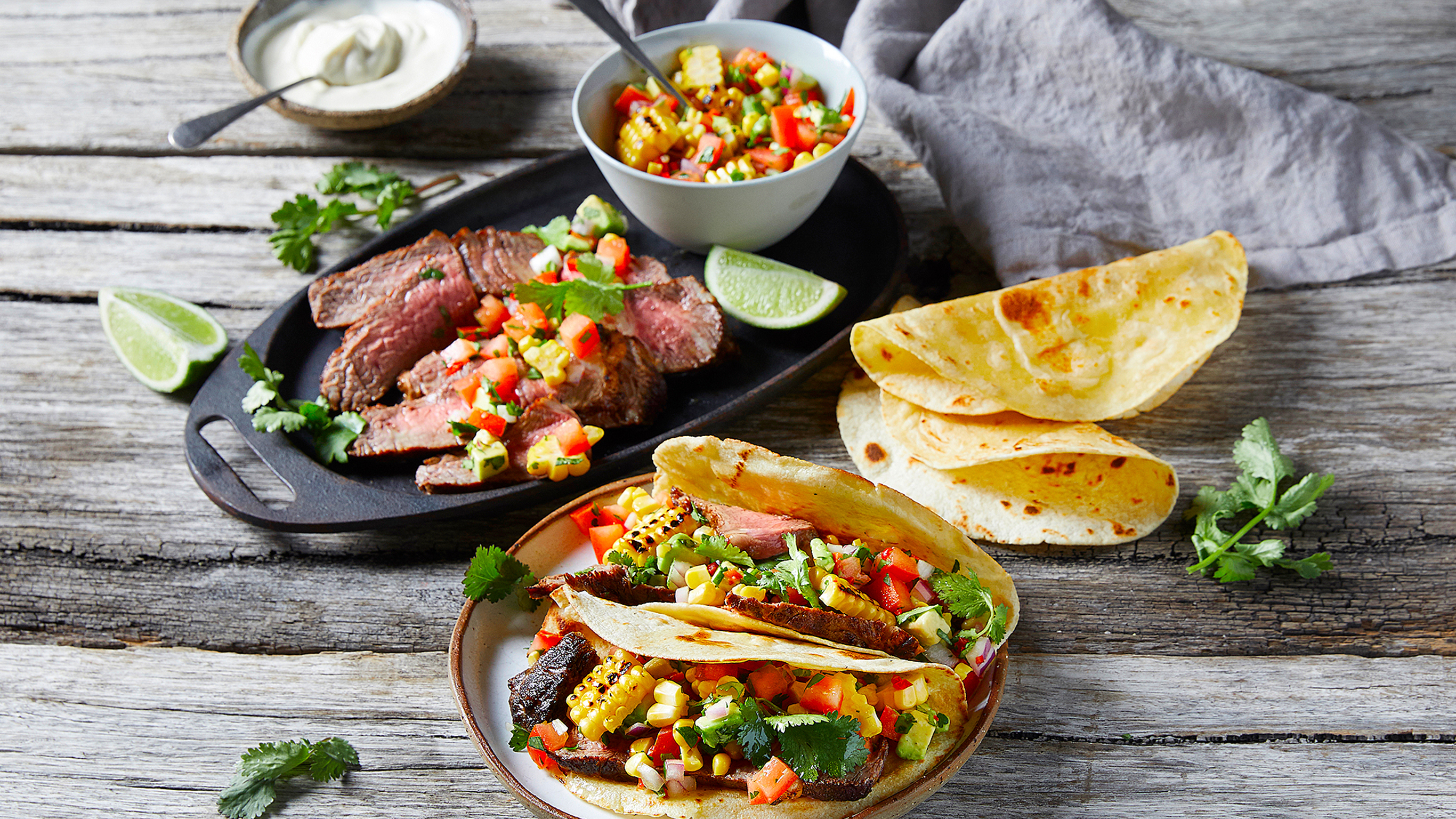 Smoky Grilled Steak Tacos