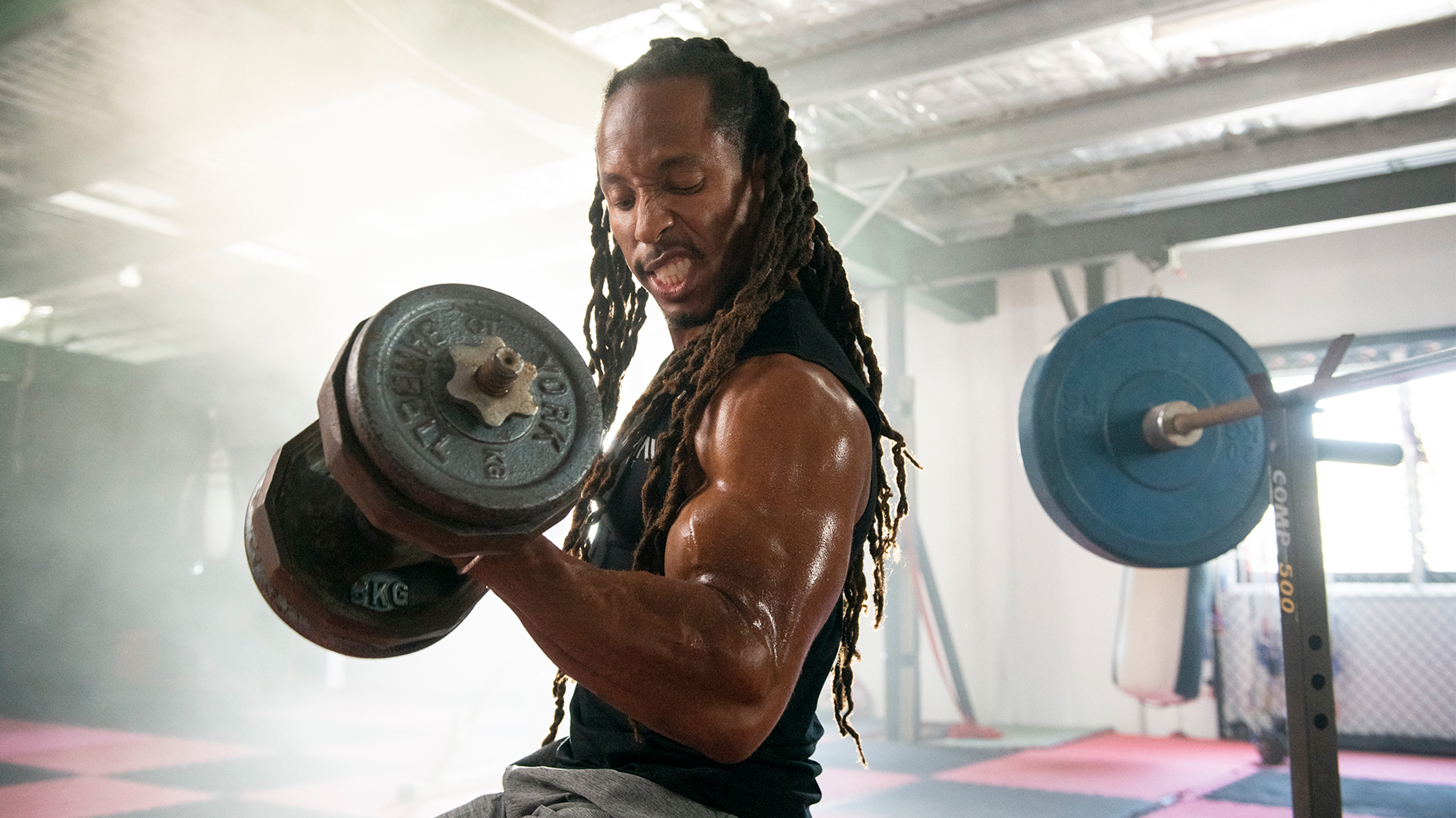 Torre Washington’s muscle building sessions