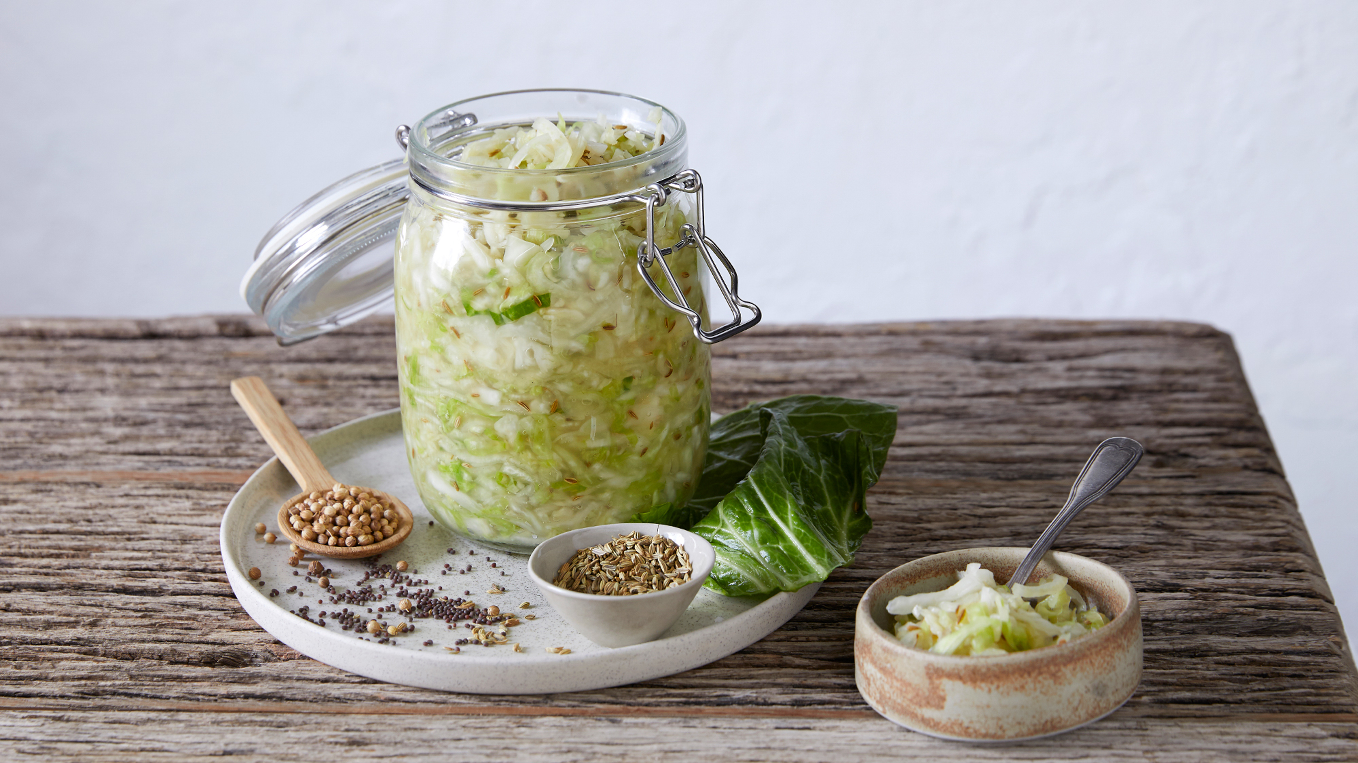 Darren Robertson's Fennel Cabbage Sauerkraut