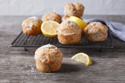 Lemon, Poppy Seed & Coconut Cakes