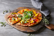 Grilled Pumpkin, Mozzarella & Marjoram Pizza