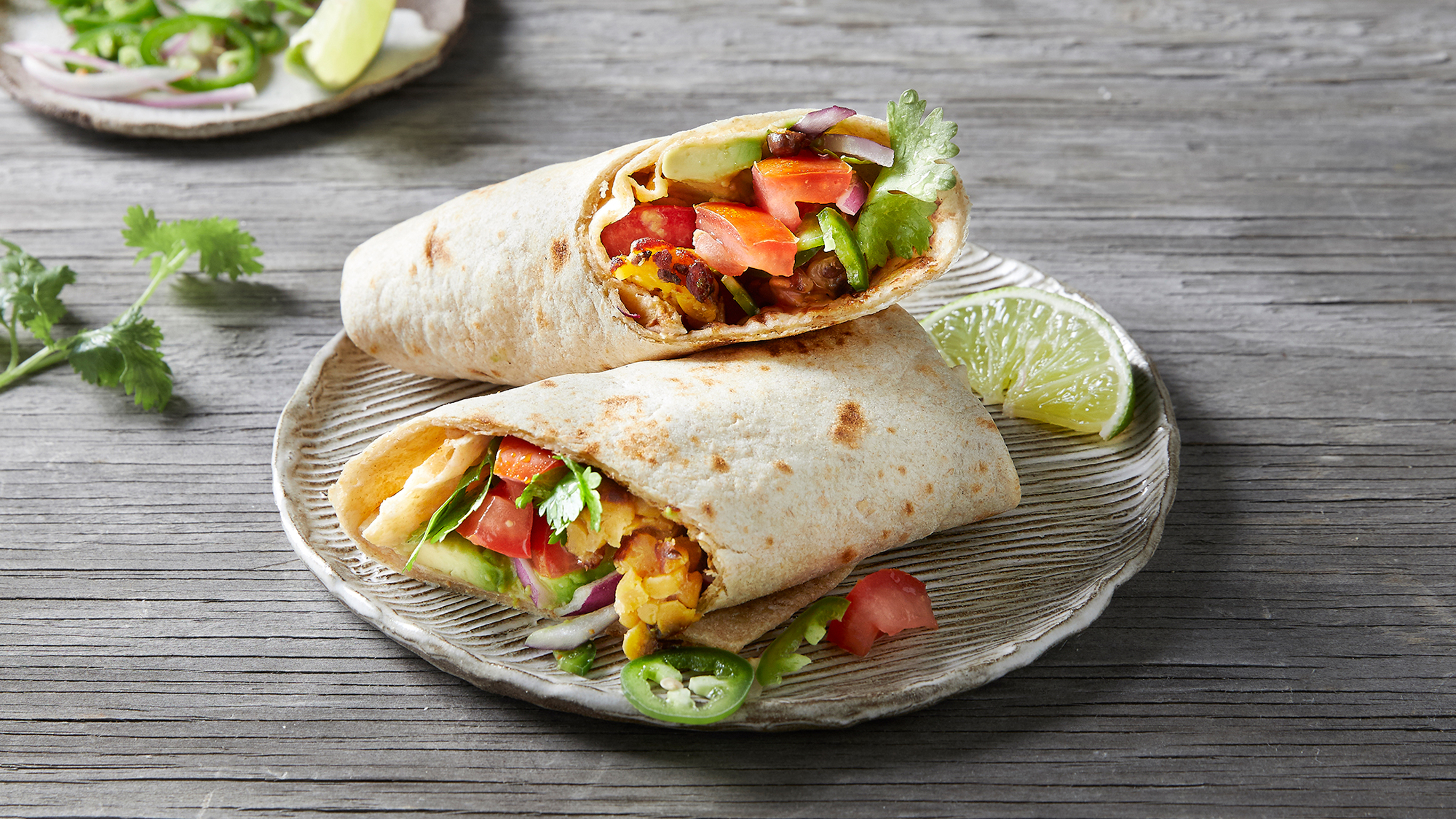 Simon Hill’s Spicy Tempeh Breakfast Burrito