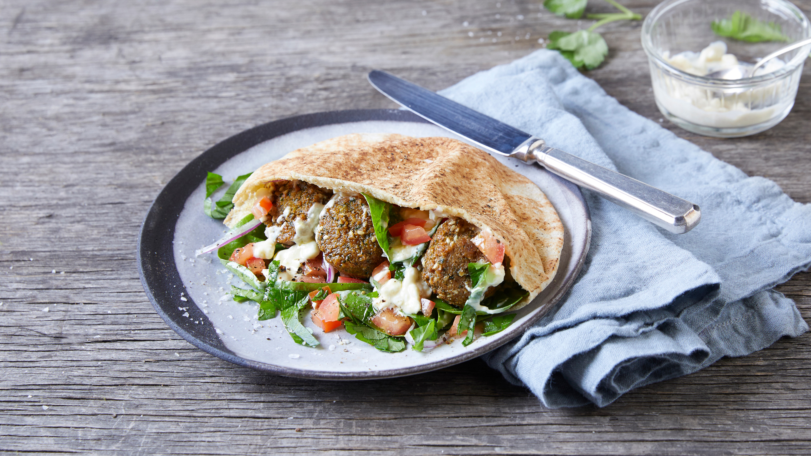 Falafel Pita with Hummus