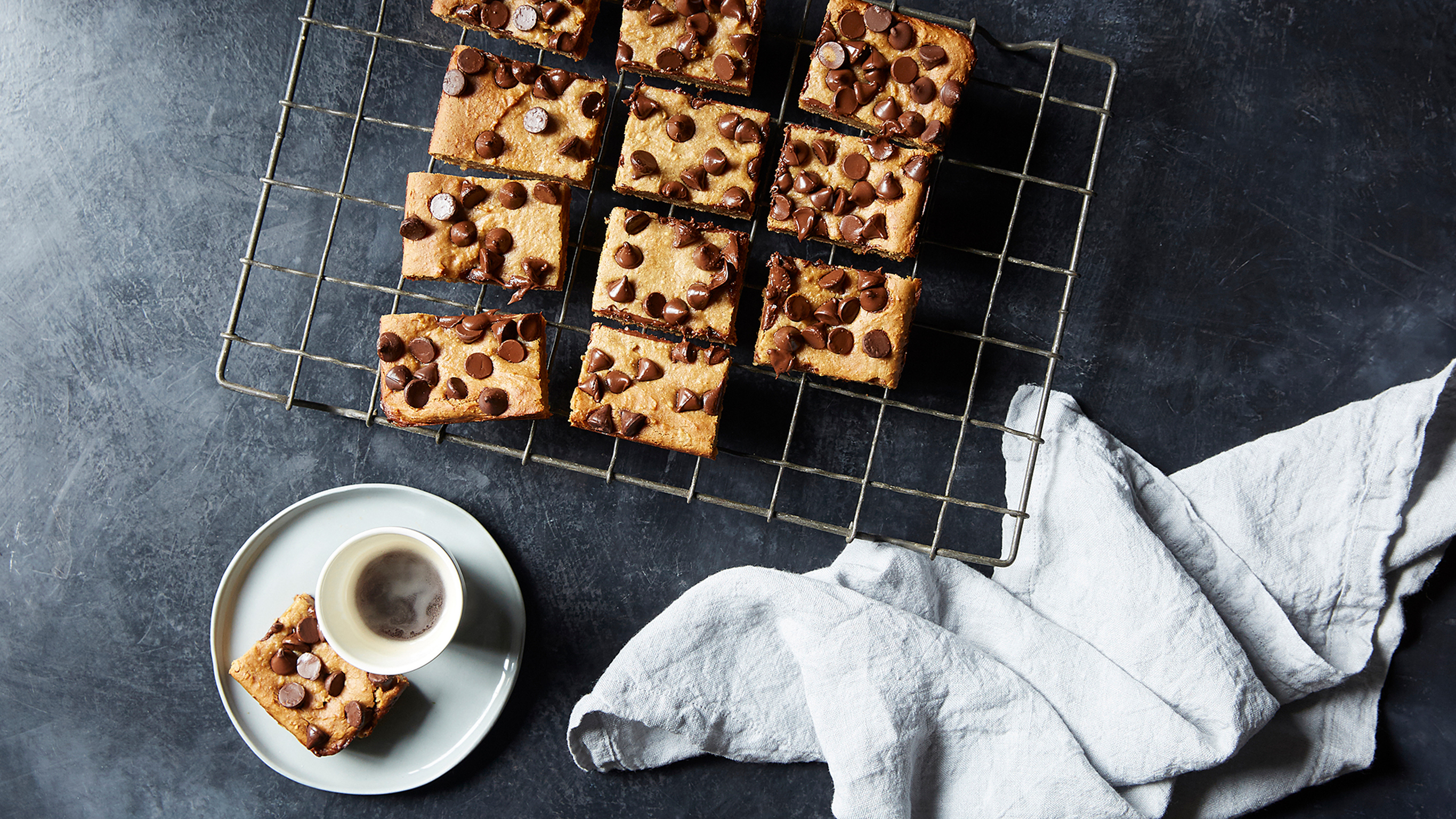 Chickpea Choc Chip Blondie