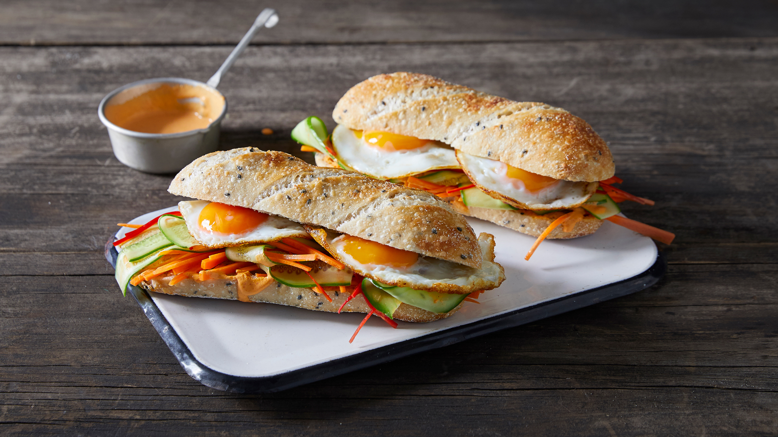 Fried Egg Banh Mi