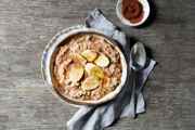 Choc Banana Protein Porridge