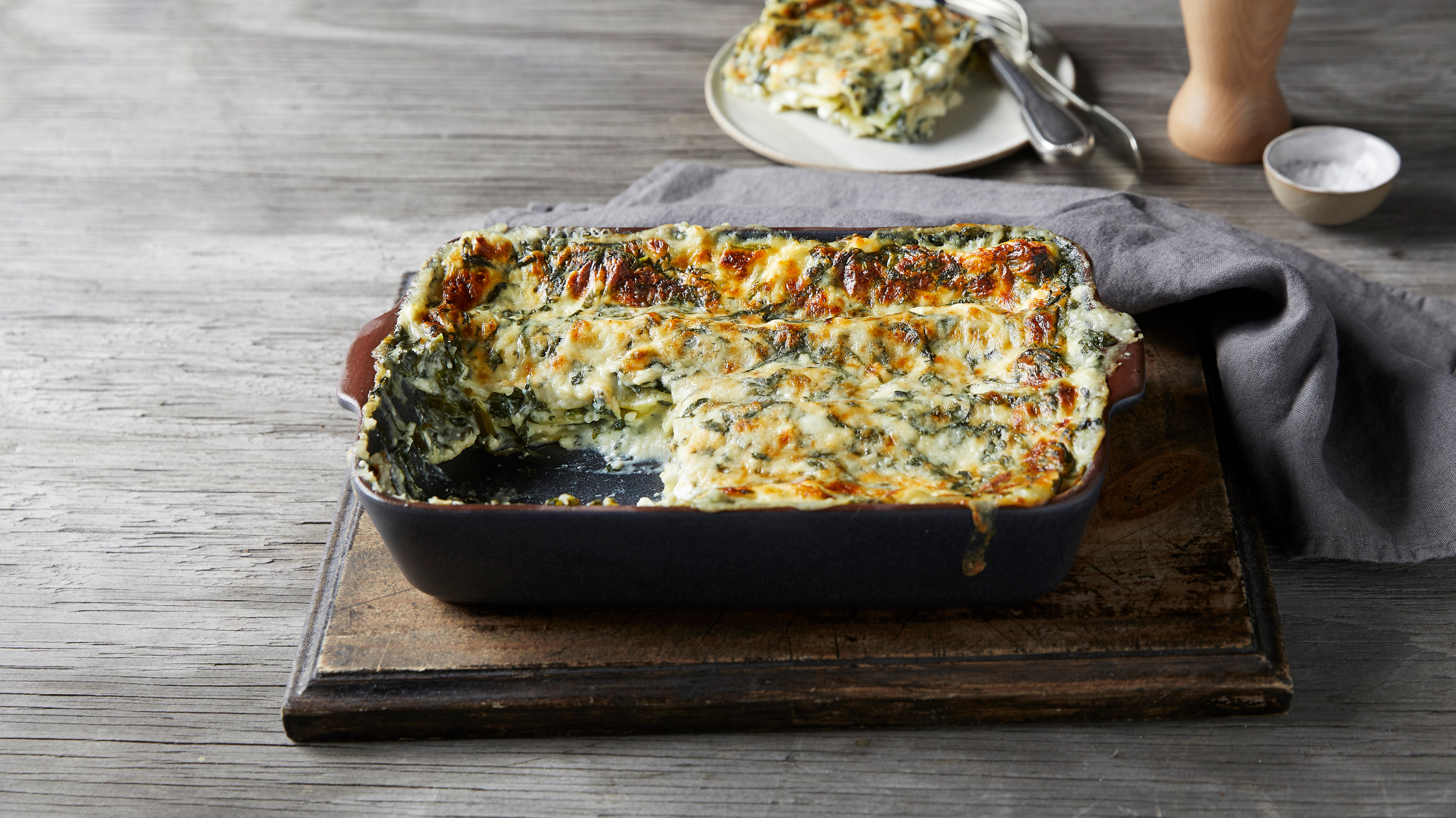 Spinach and Cheese Lasagne from the Centr meal plan.