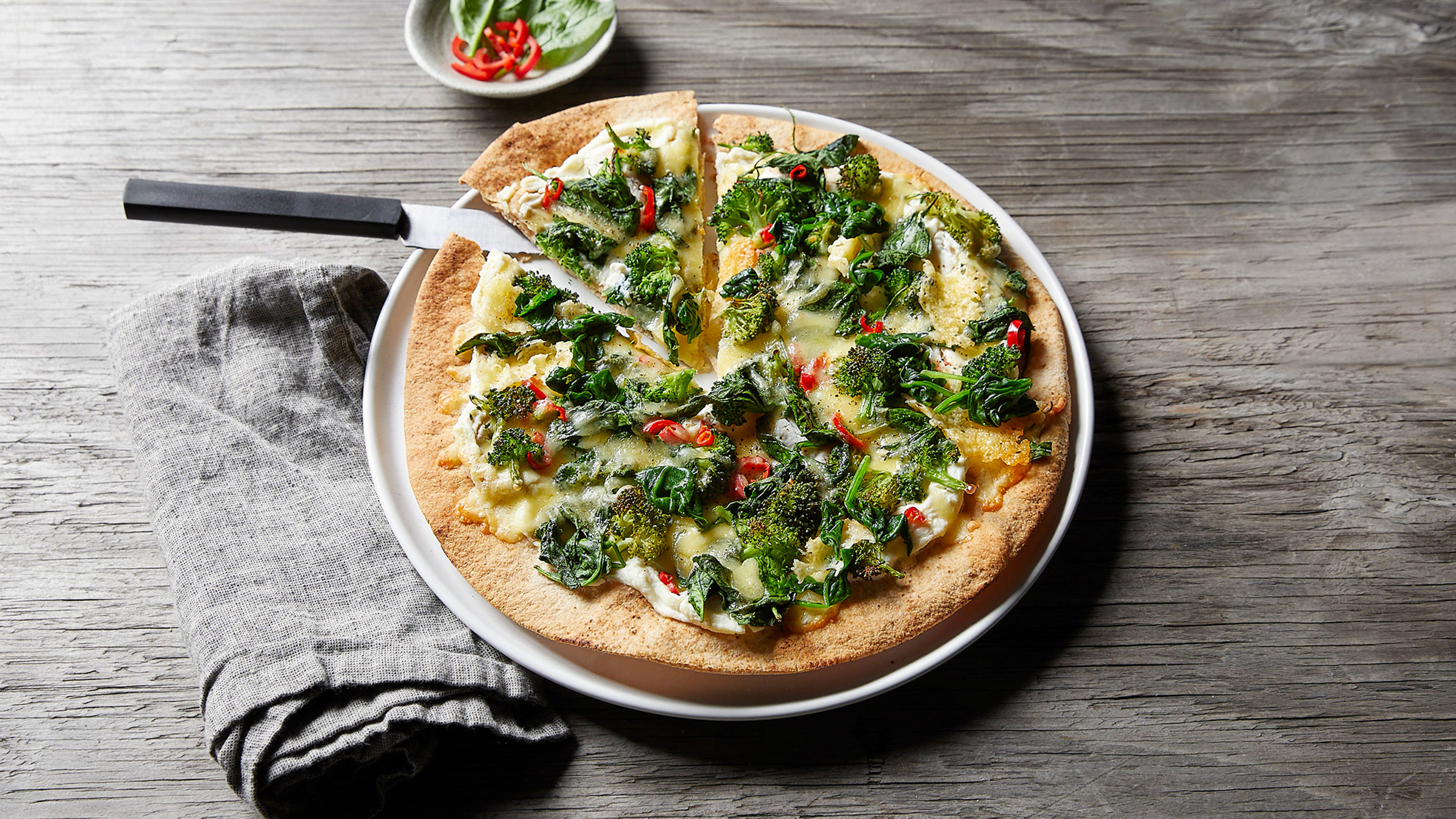 Super Greens Pizza